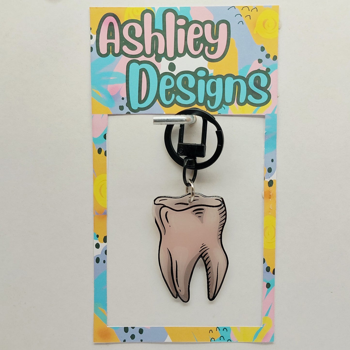 Tooth Keyring/Bag Tag