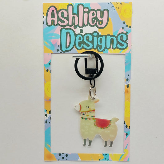 Lama Keyring/Bag Tag