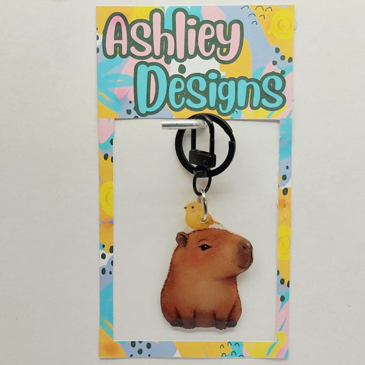 Capybara Keyring/Bag Tag