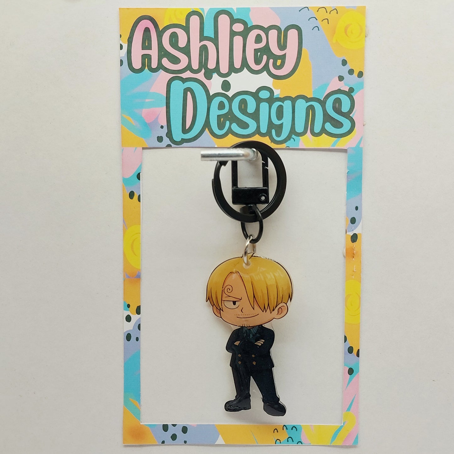 One Piece Keyring/Bag Tags