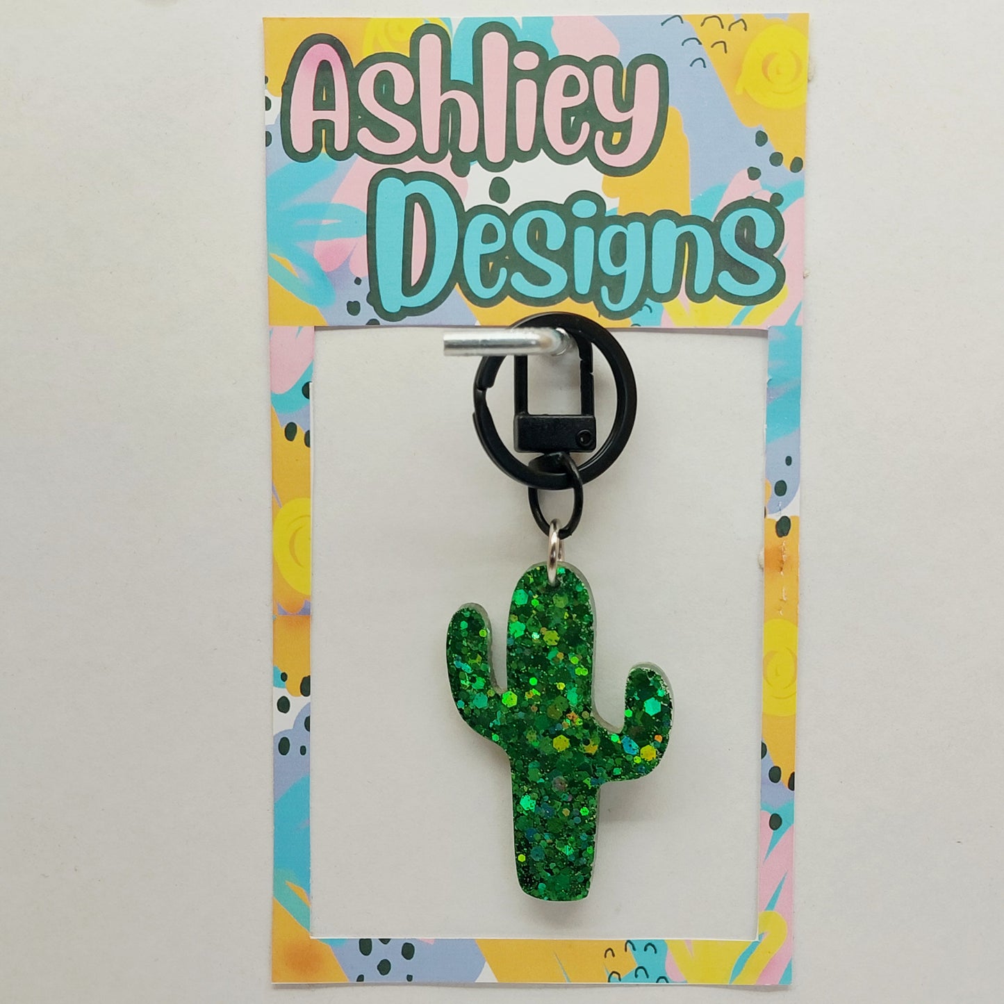 Cactus Keyring/Bag Tag