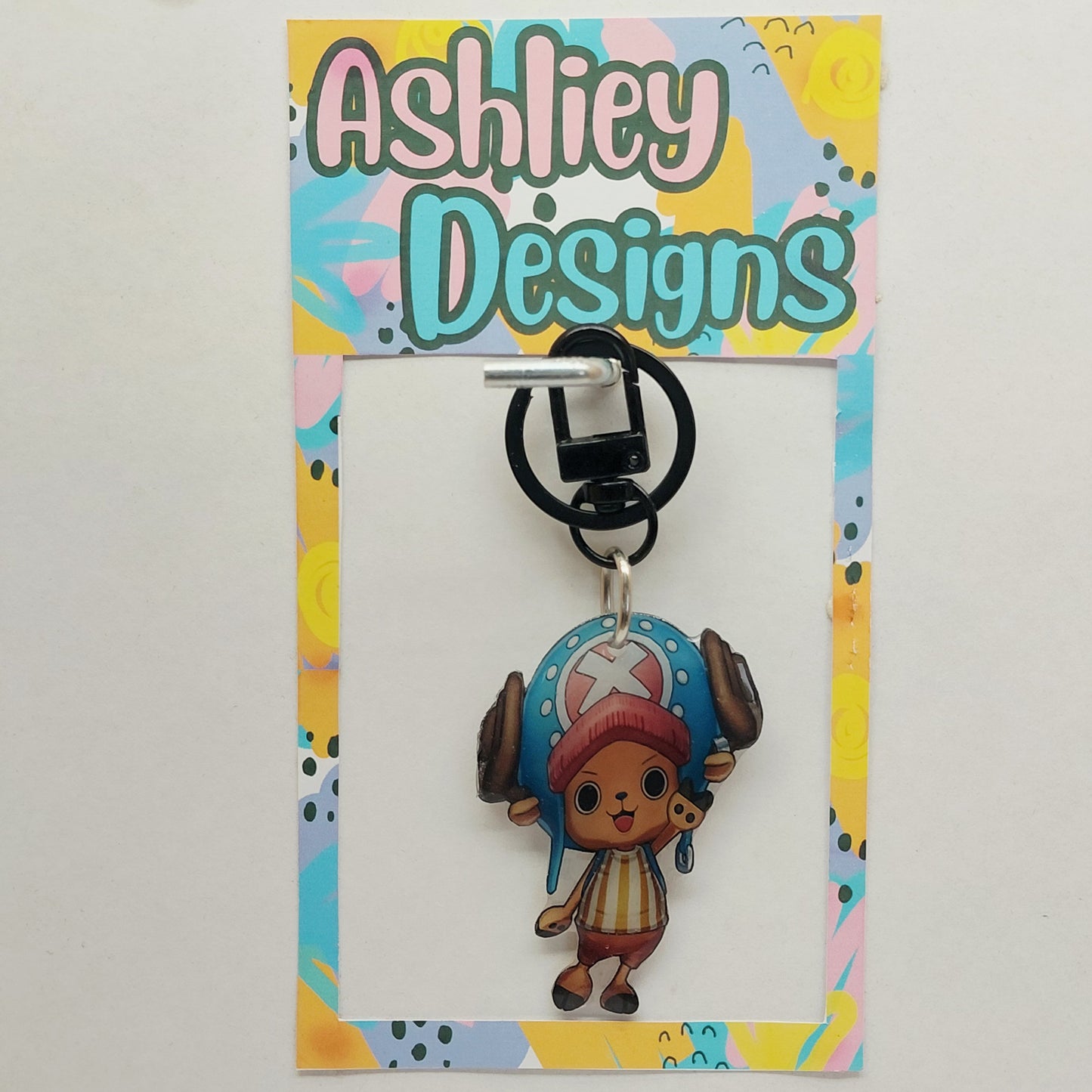One Piece Keyring/Bag Tags