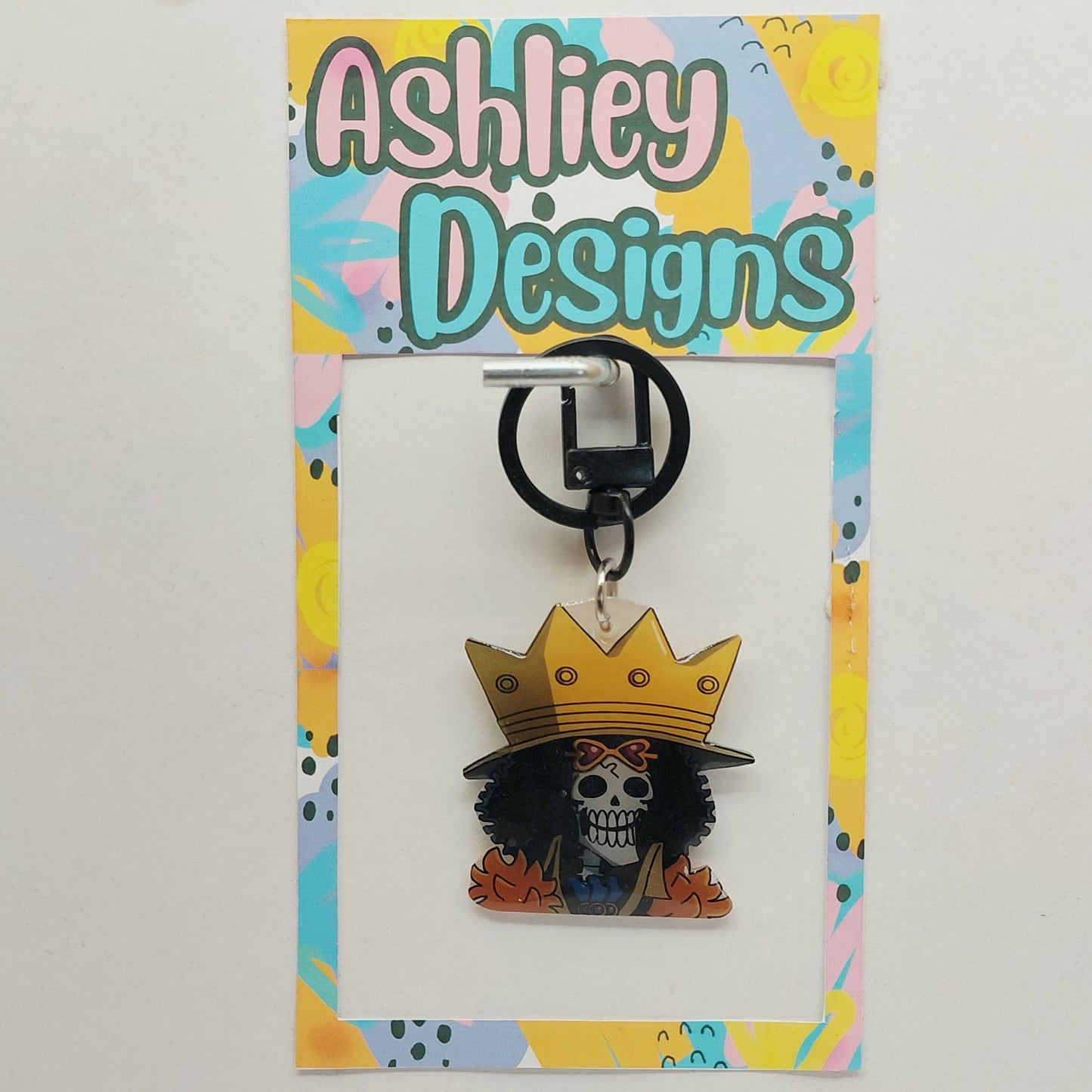 One Piece Keyring/Bag Tags