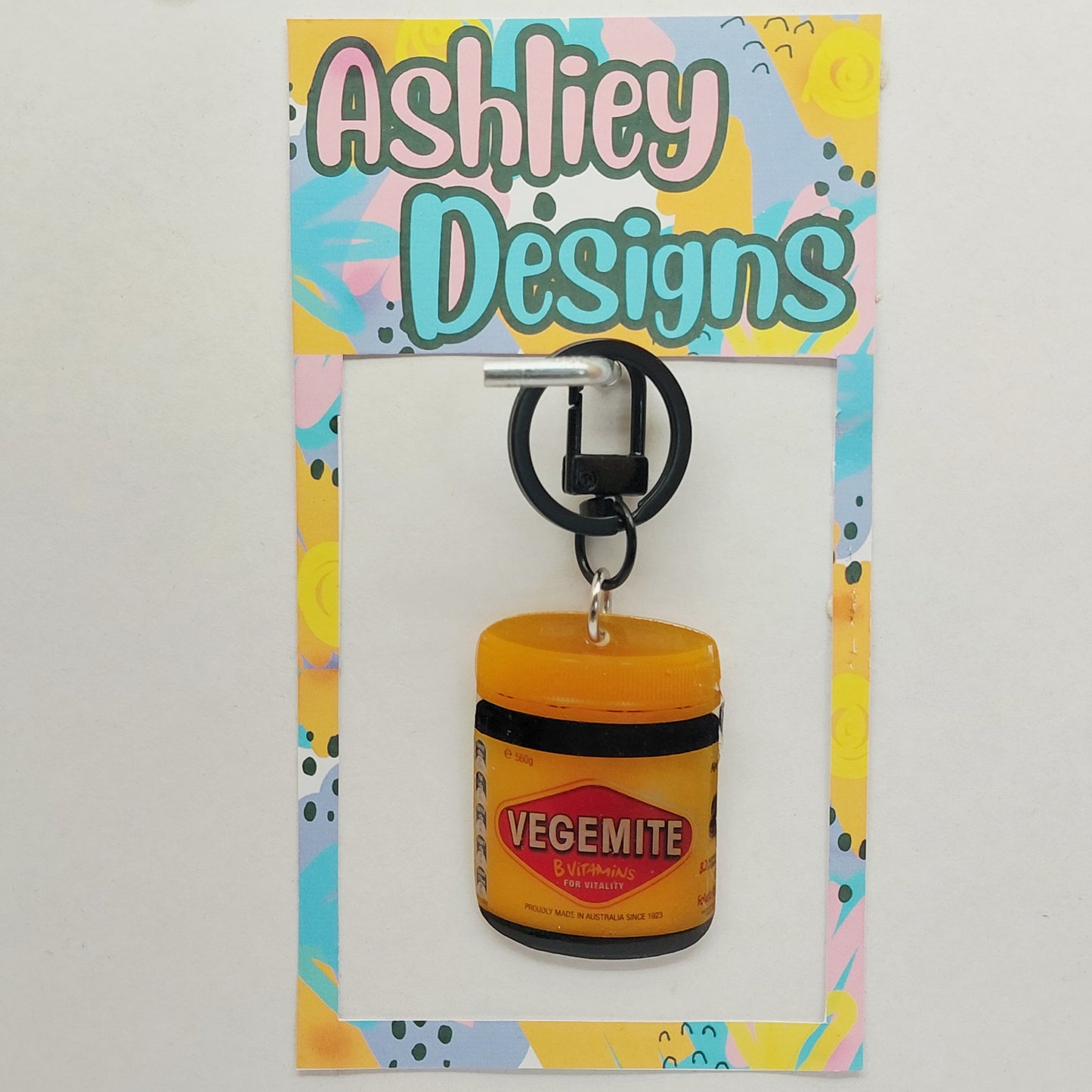 Vegemite Keyring/Bag Tag