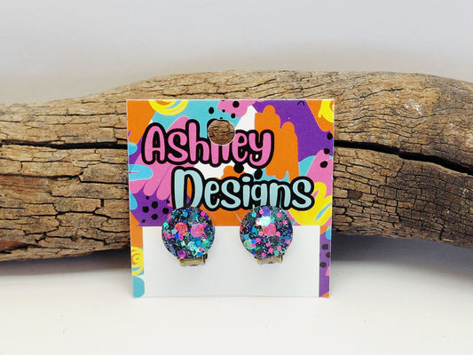 Dynamite Glitter Clip-on Earrings