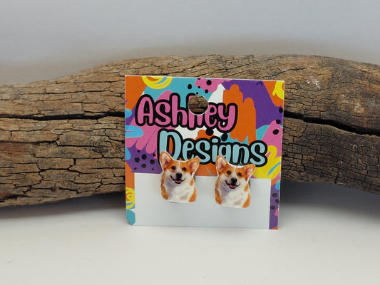 Corgi Clip-on Earrings