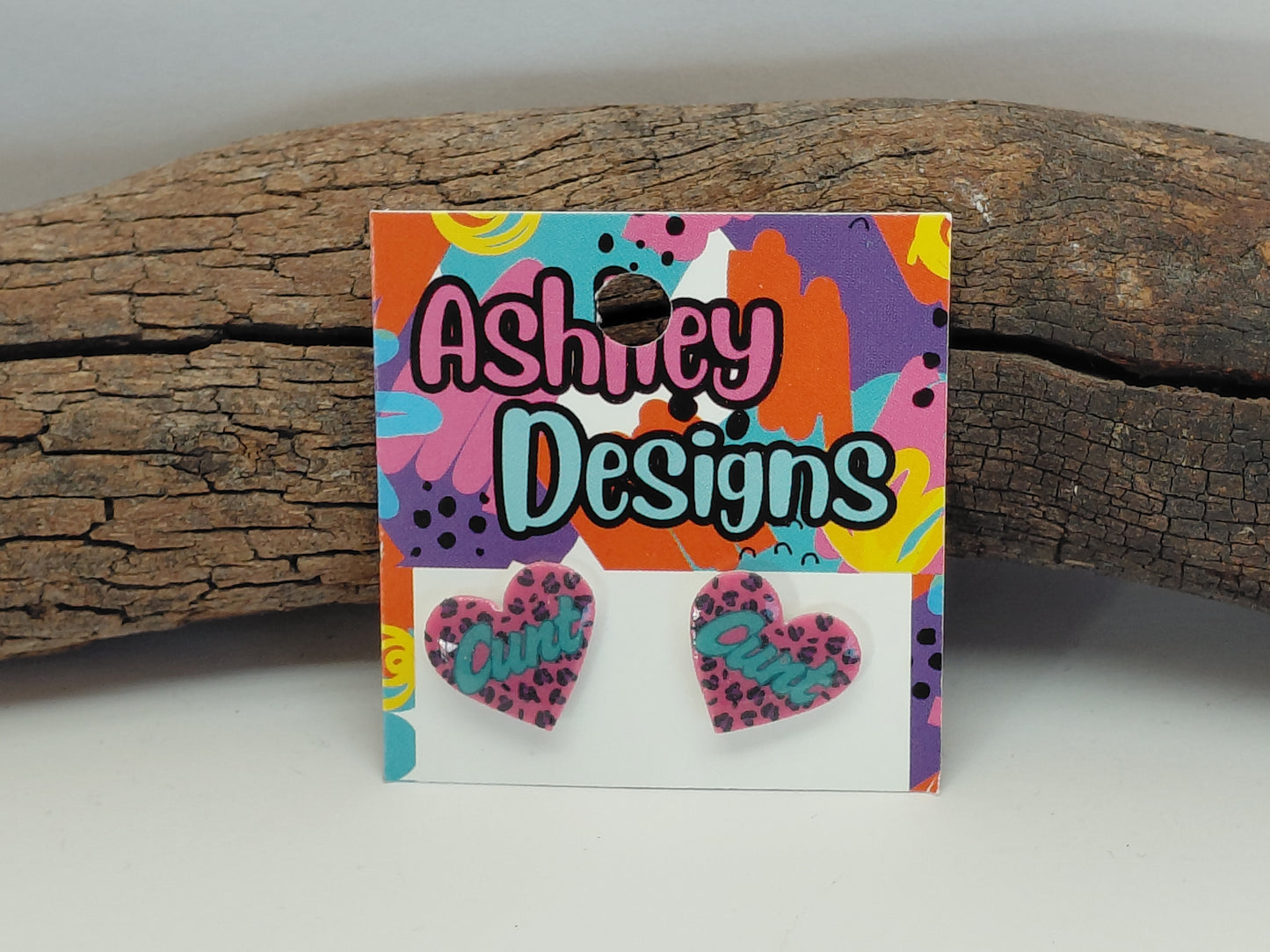 Cunt Heart Studs