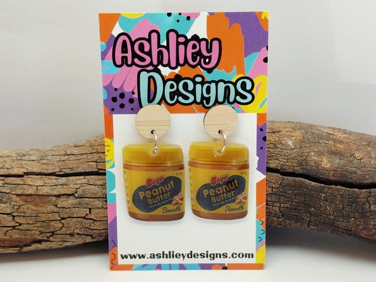 Peanut Butter Dangle Earrings