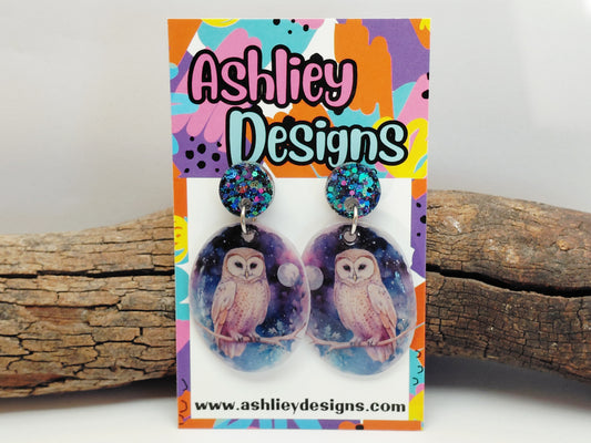 Owl Dangle Earrings