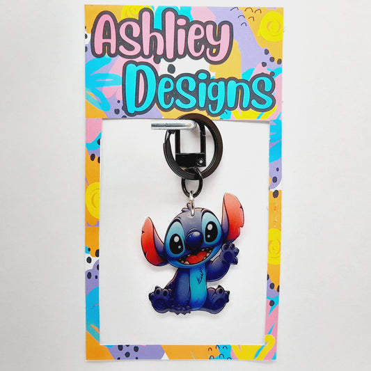 Stitch Keyring/Bag Tag