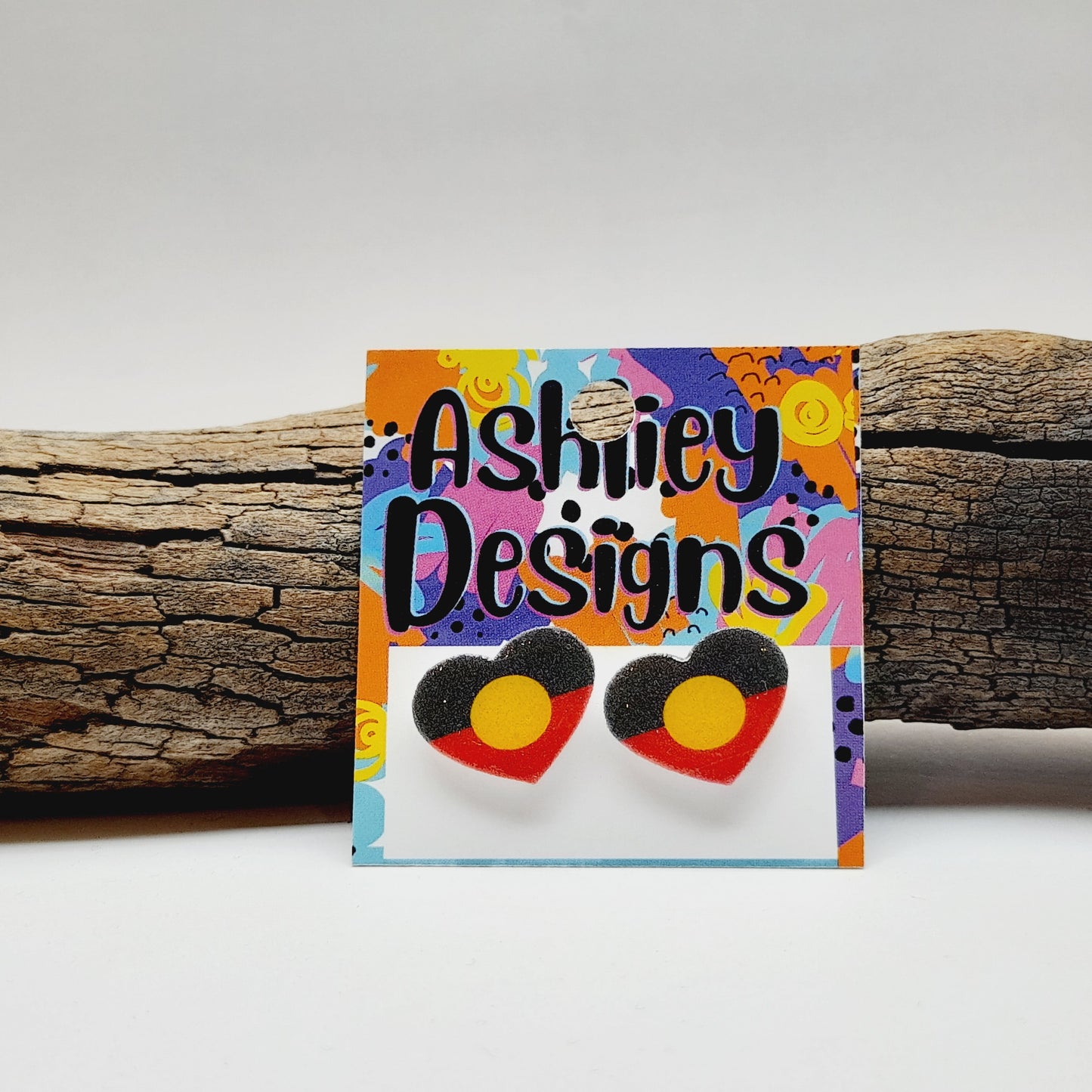 Aboriginal Heart Studs