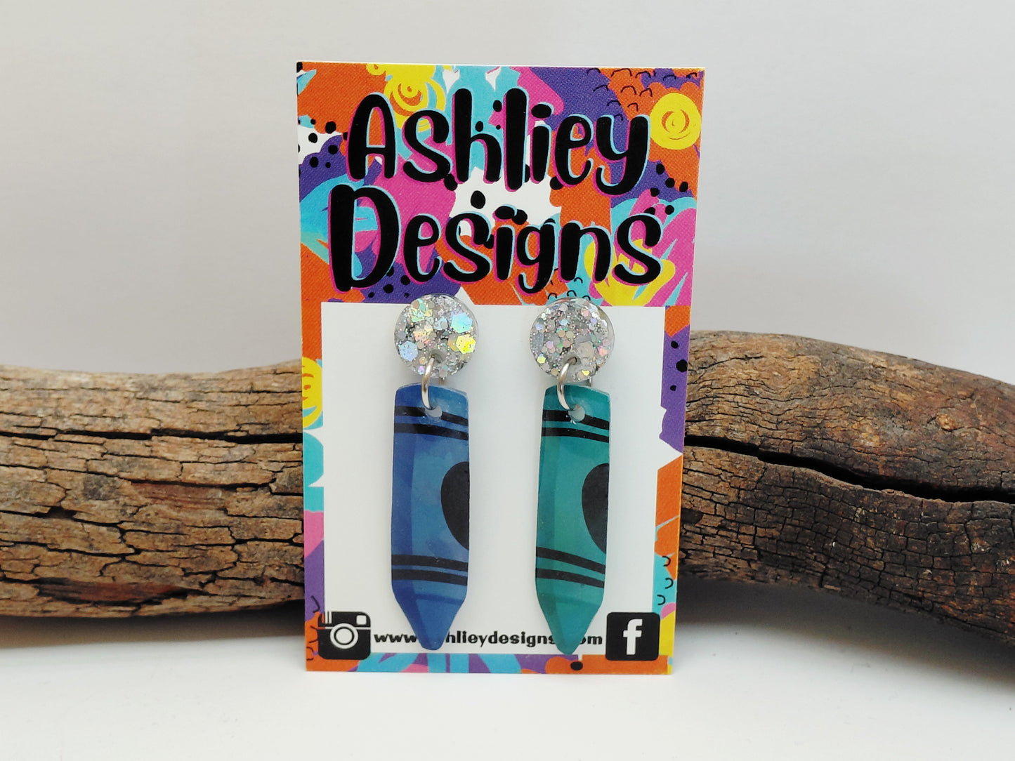 Crayon Dangle Earrings