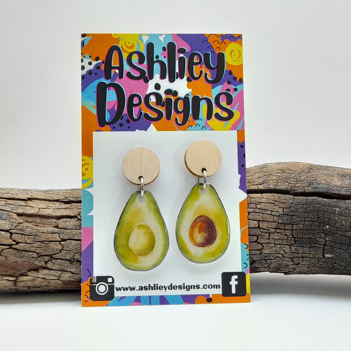 Avocado Dangle Earrings