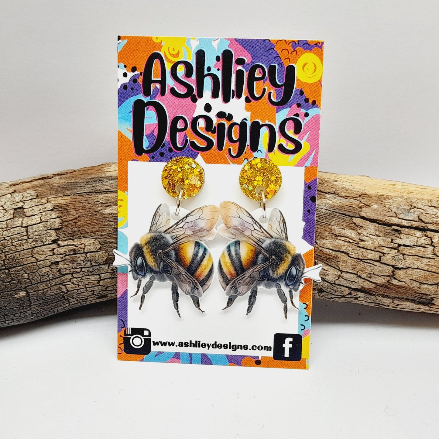 Bee Dangle Earrings
