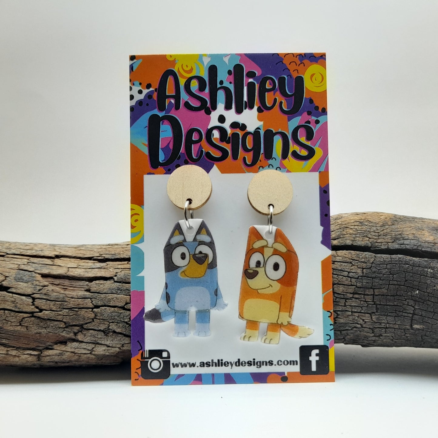 Bluey Dangle Earrings