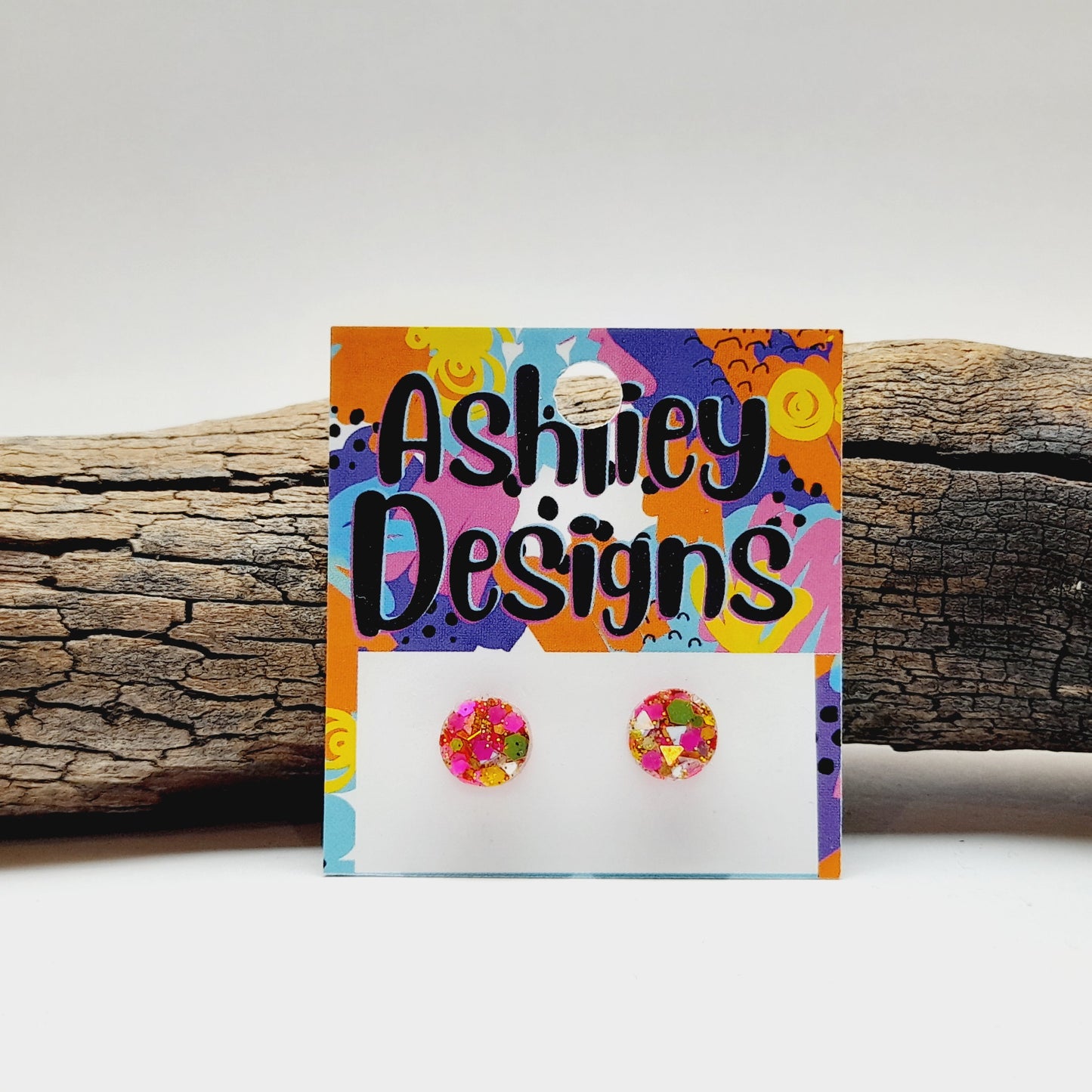 Small Bollywood Glitter Studs
