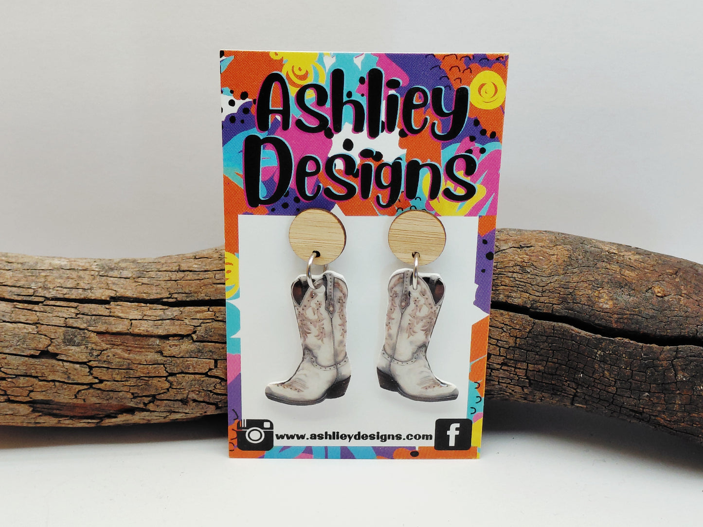 Boot Dangle Earrings
