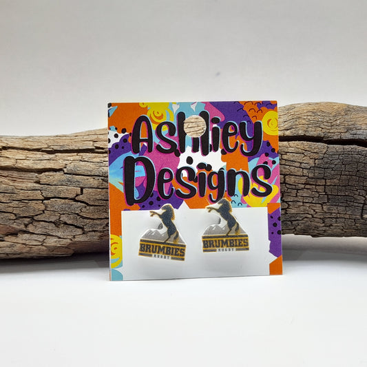 Brumbies Stud Earrings