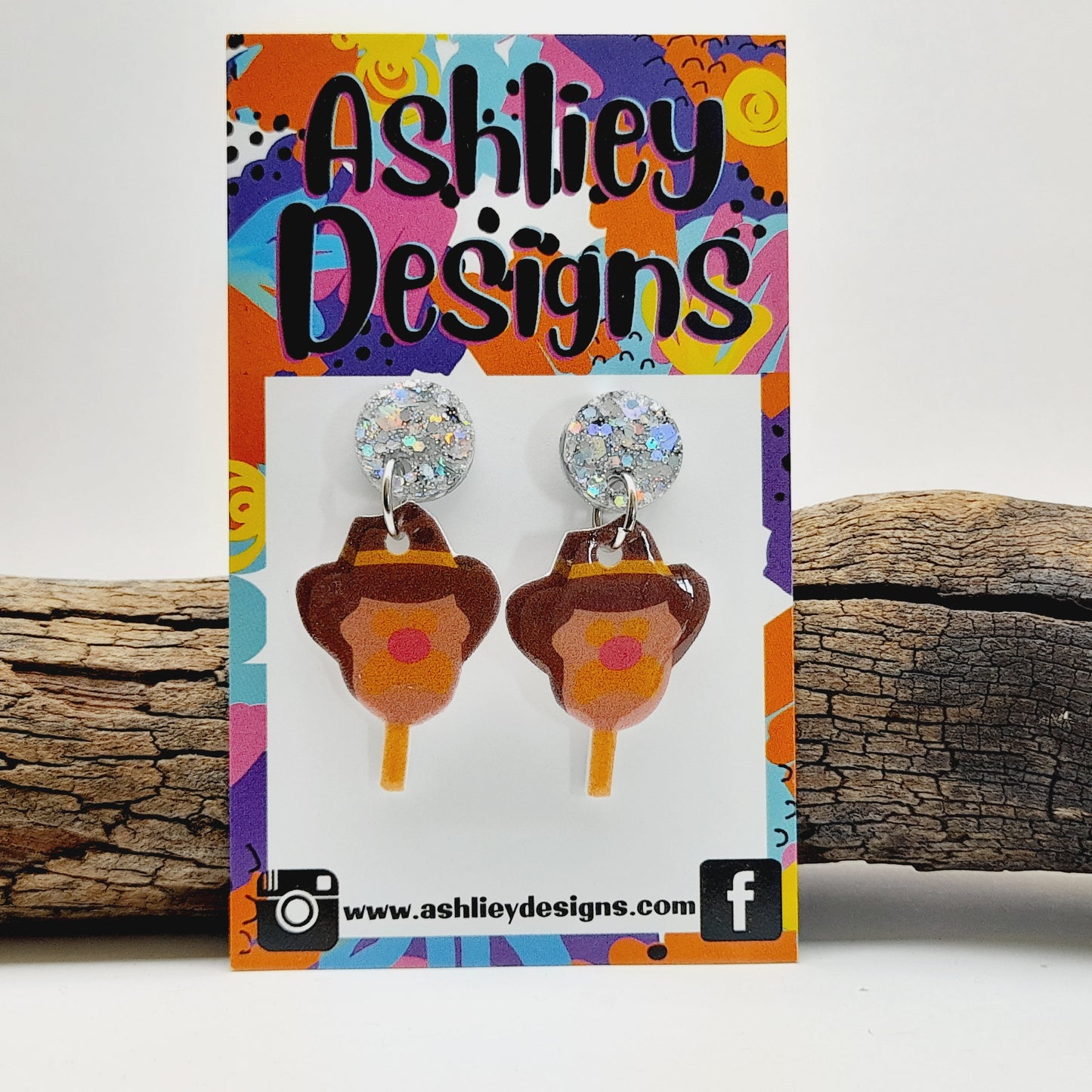 Bubble O Bill Dangle Earrings