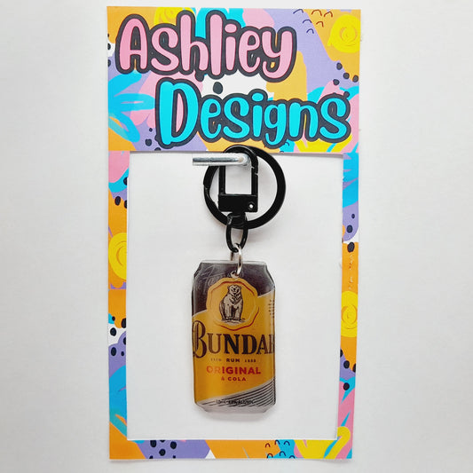 Alcohol Drink Keyring/Bag Tag