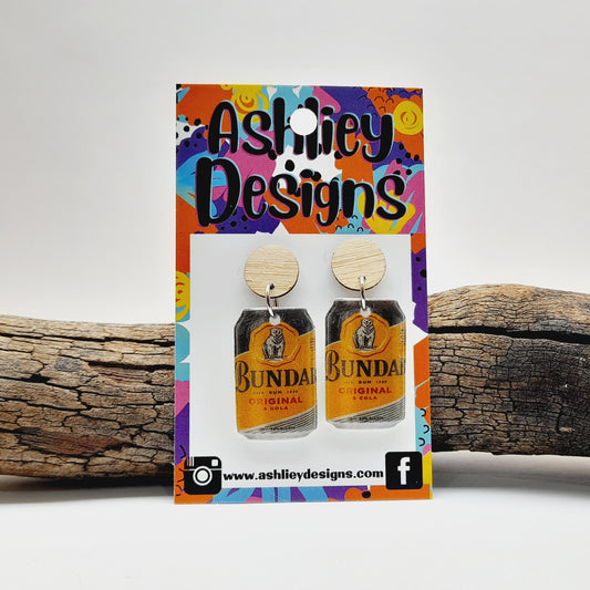 Bundaberg Rum Dangle Earrings