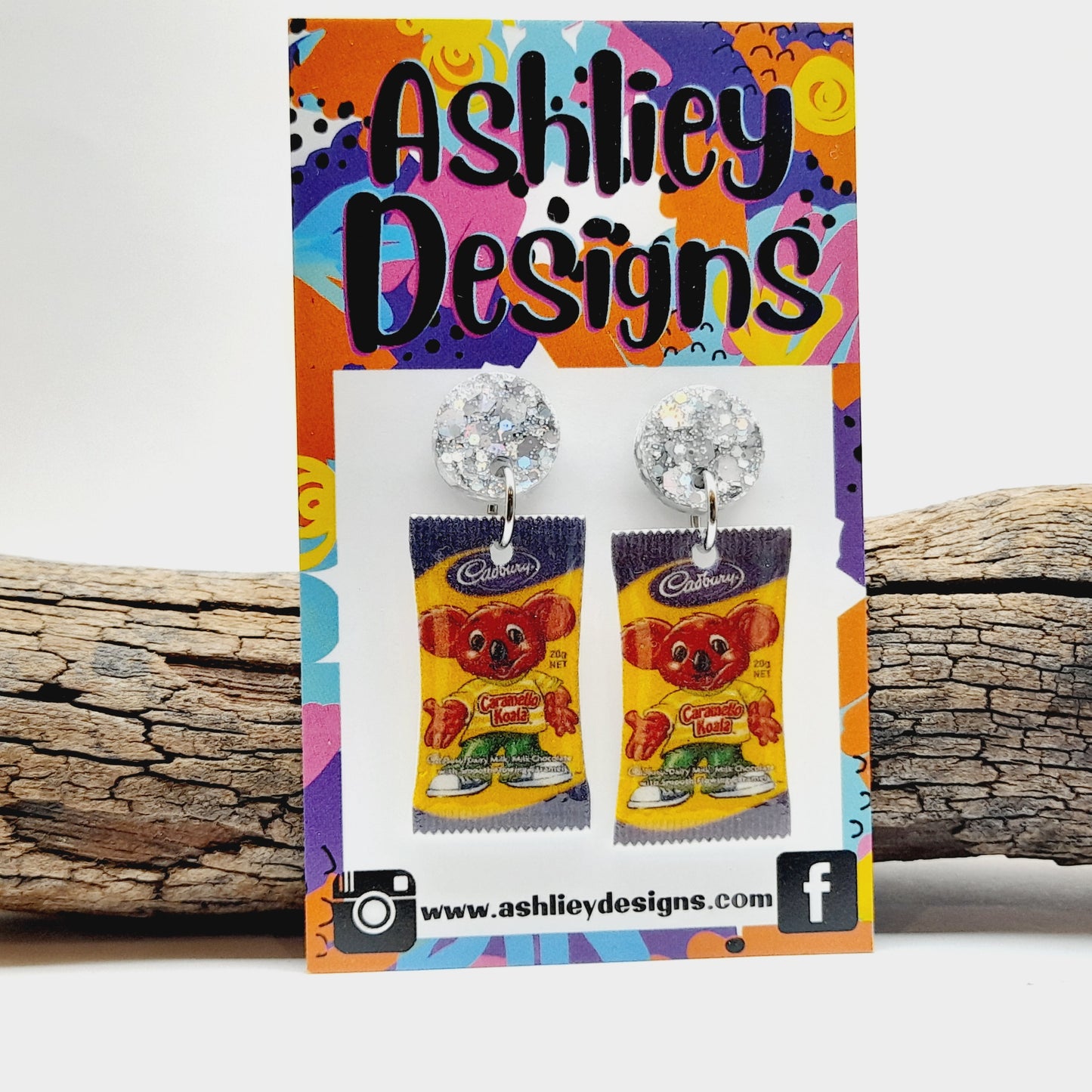 Caramello Koala Dangle Earrings