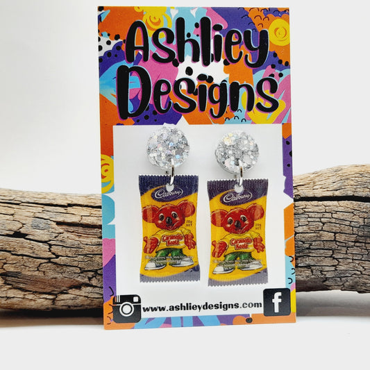 Caramello Koala Dangle Earrings