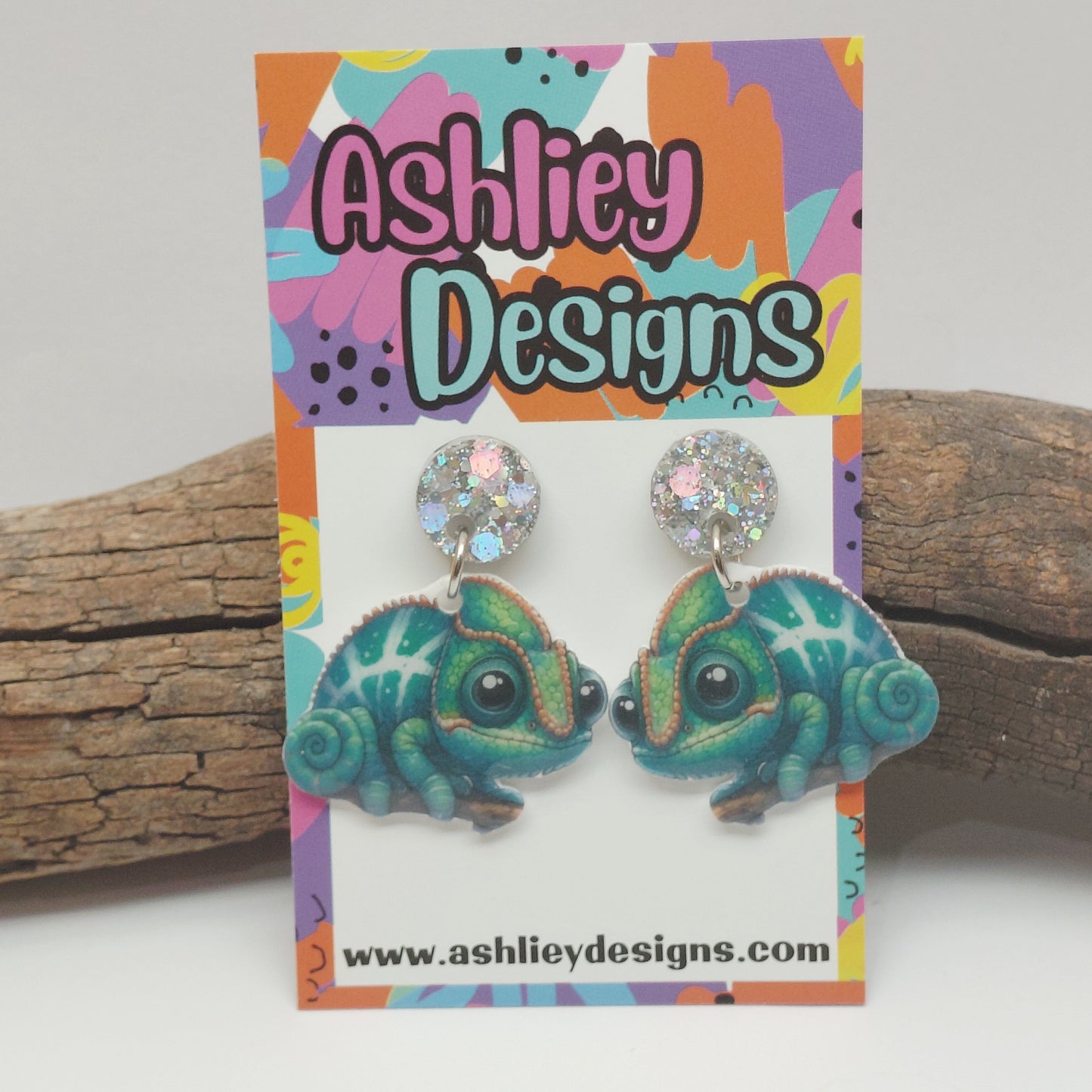 Chameleon Dangle Earrings