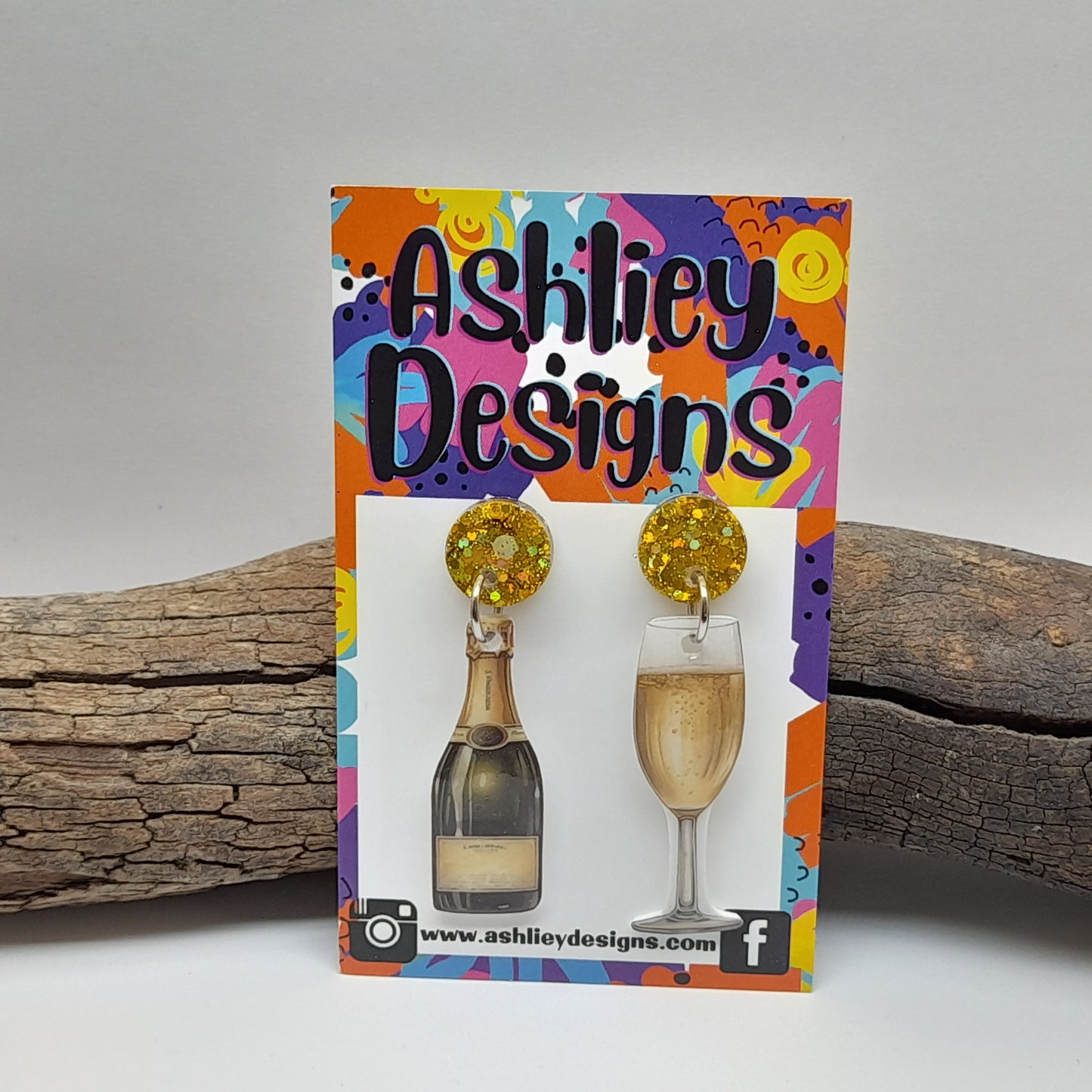 Champagne Dangle Earrings