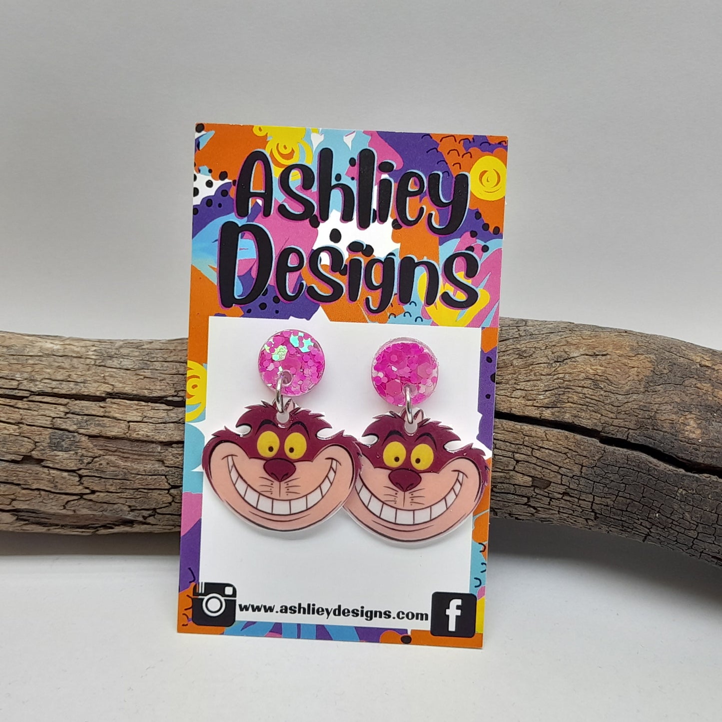 Alice In Wonderland Dangle Earrings
