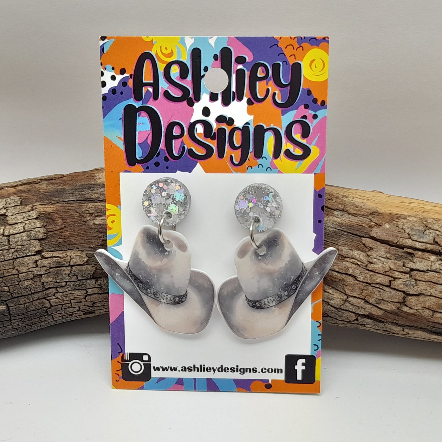 Cowboy/Cowgirl Hat Dangle Earrings