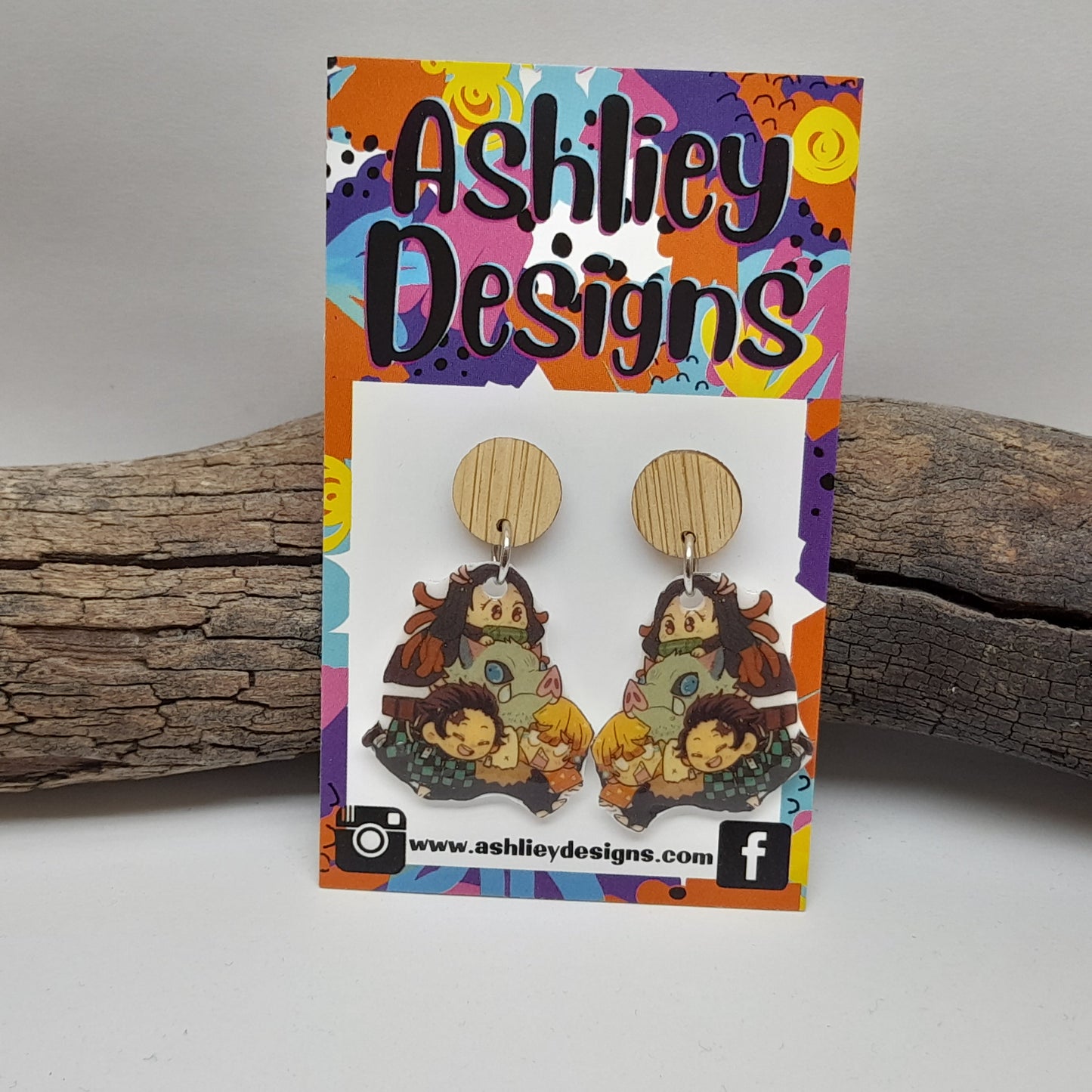 Demon Slayer Dangle Earrings