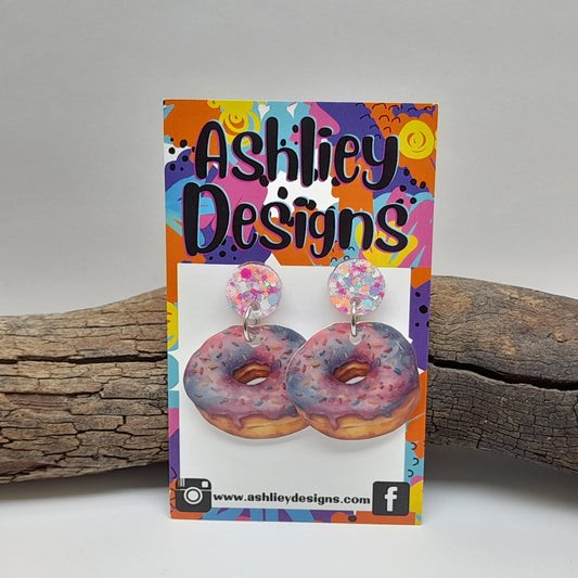 Donut Dangle Earrings