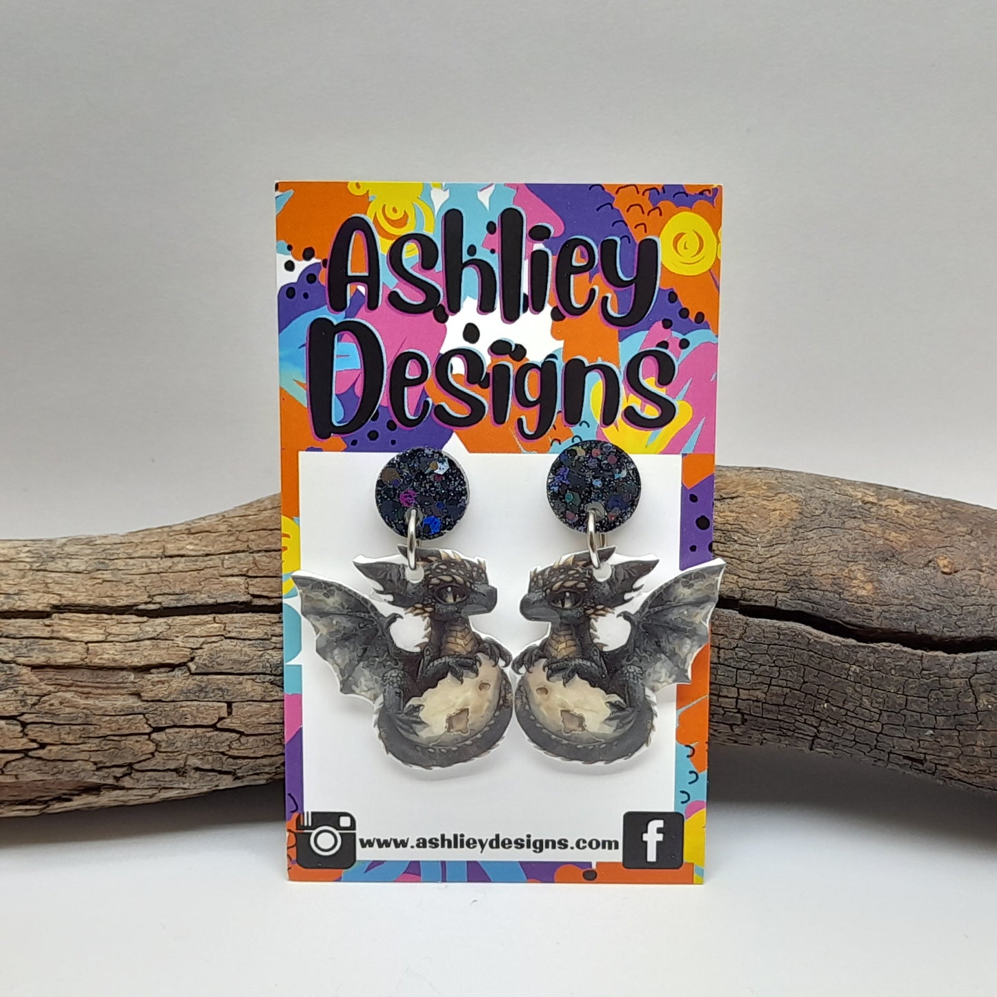 Dragon Dangle Earrings