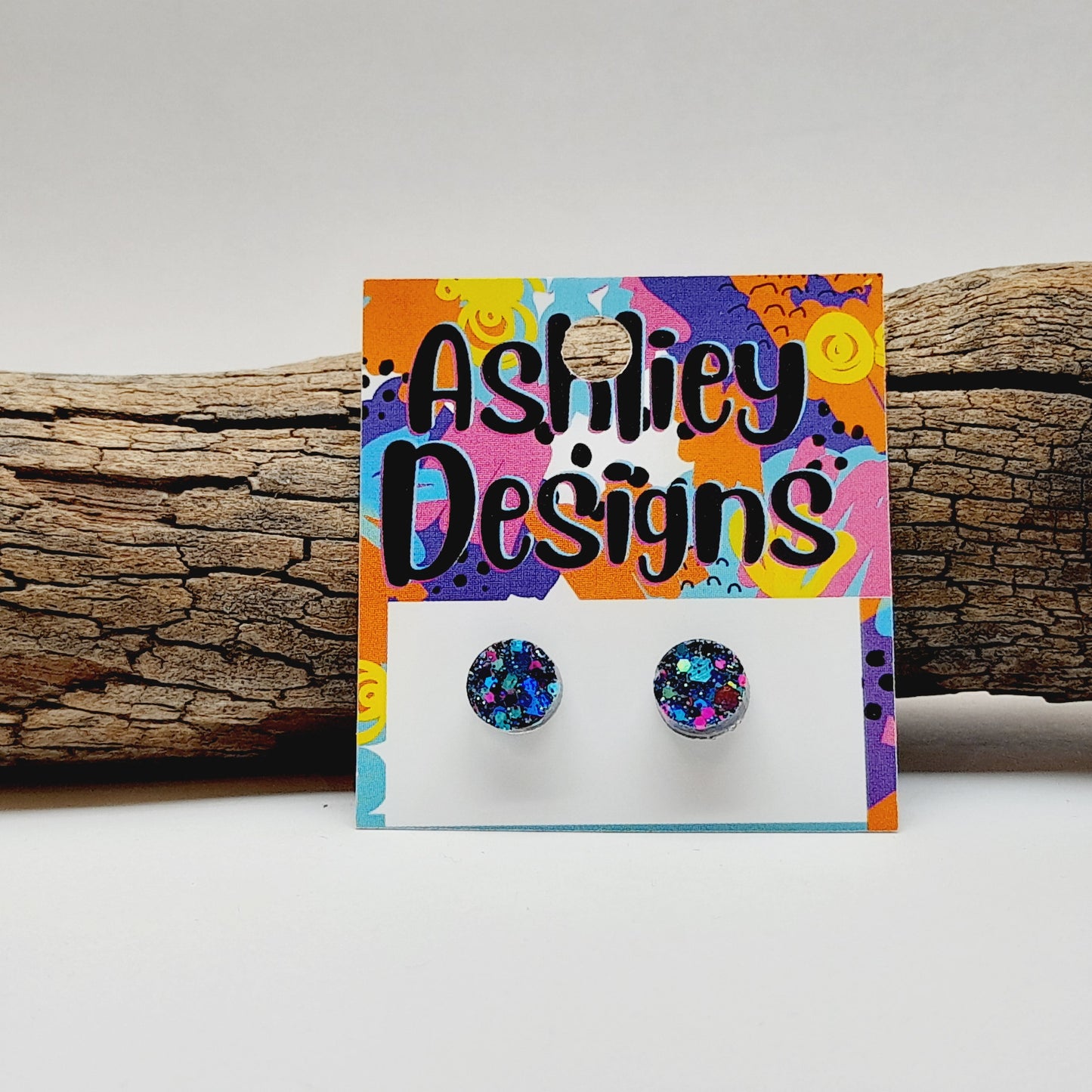 Small Dynamite Glitter Studs