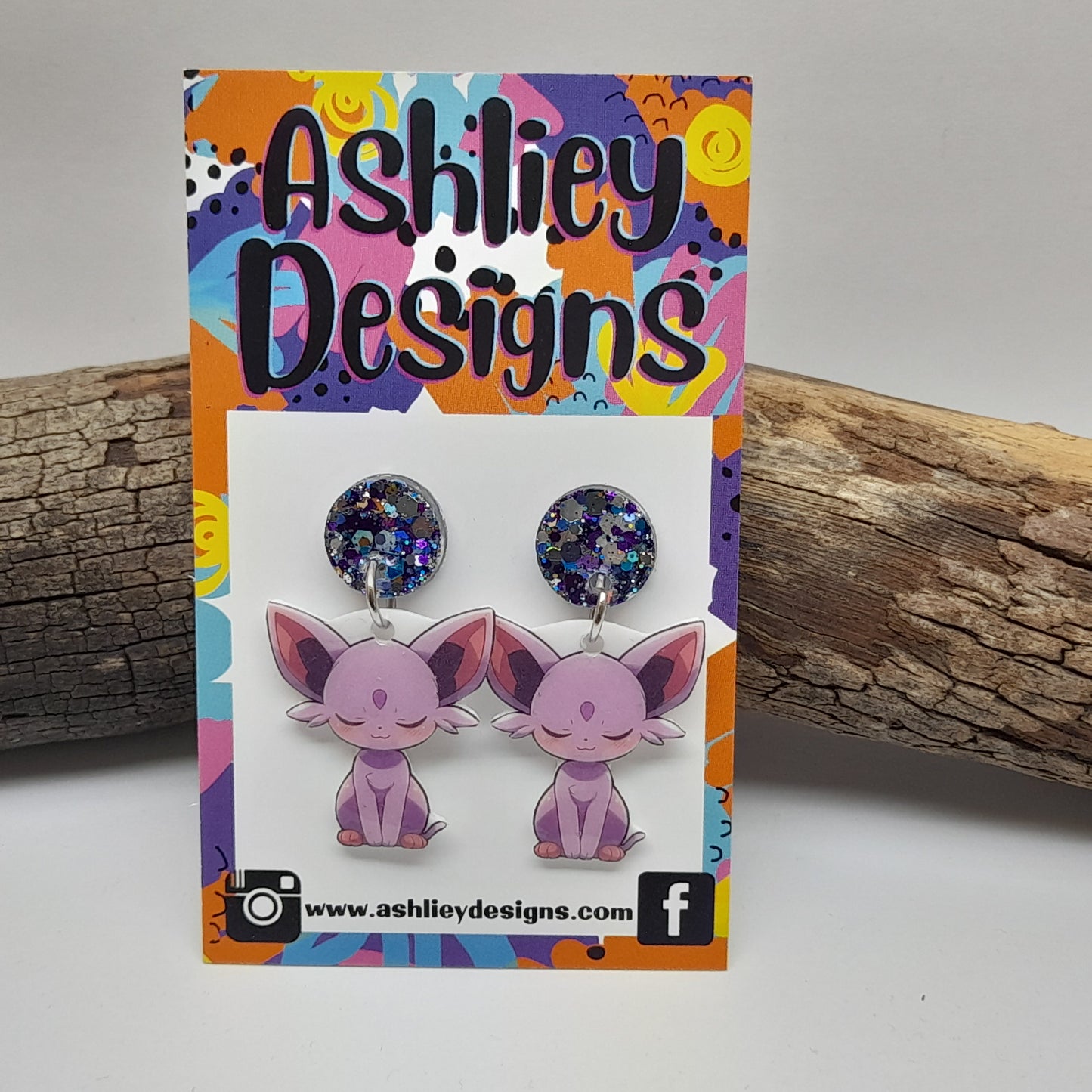 Eevee Evolution Pokemon Dangle Earrings