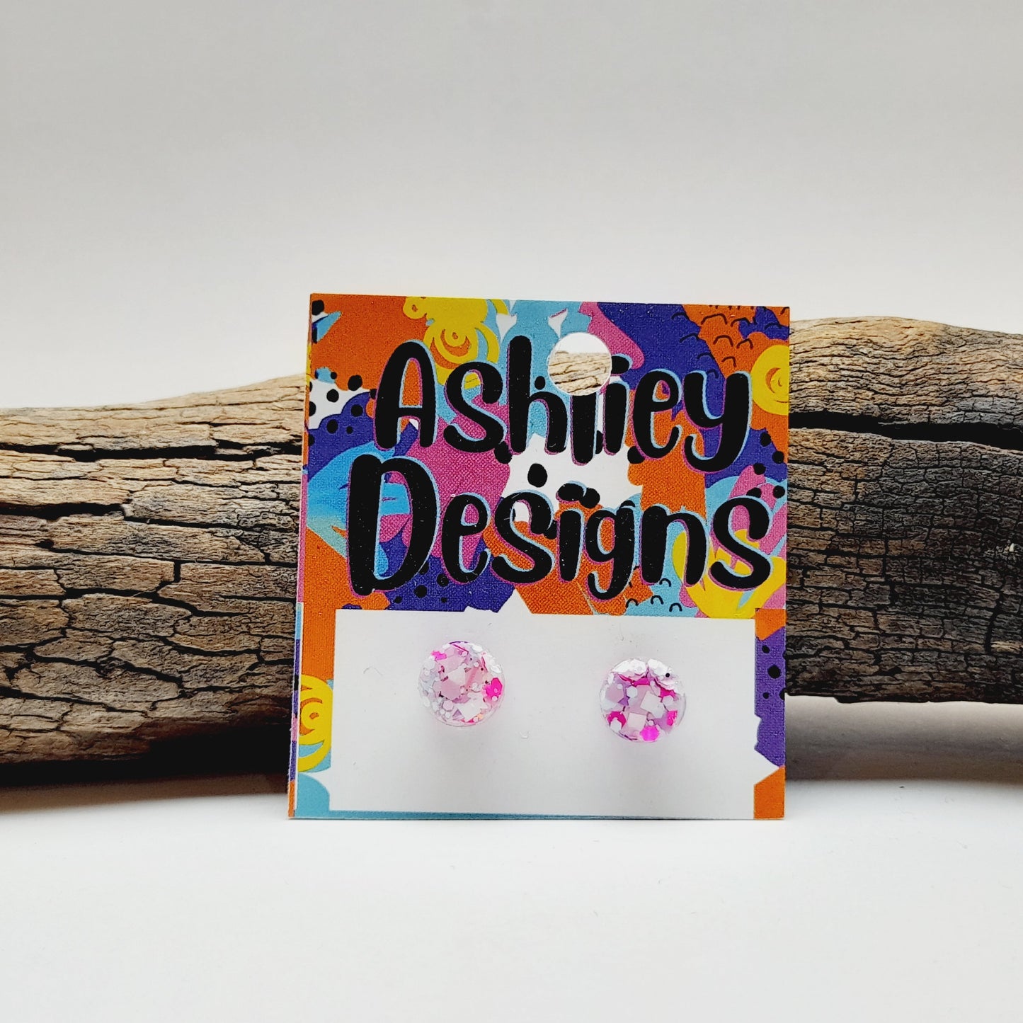 Small Fireworks Glitter Studs