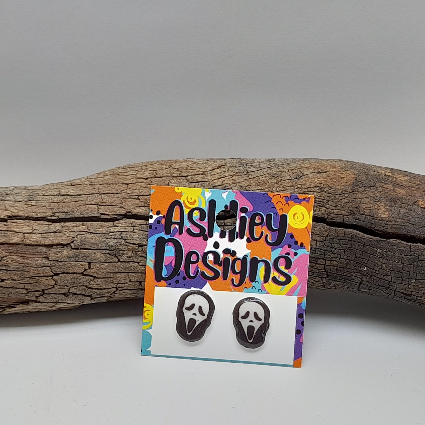 Ghost Face Studs