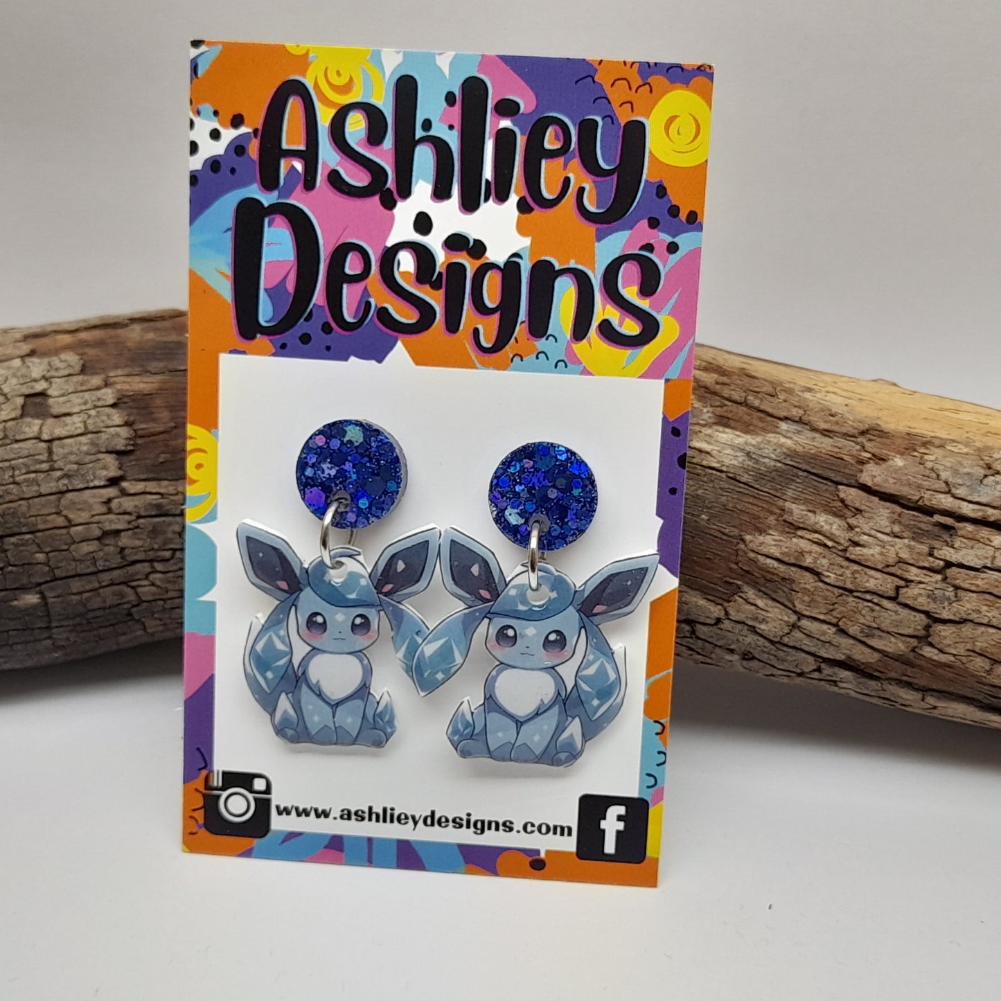 Eevee Evolution Pokemon Dangle Earrings