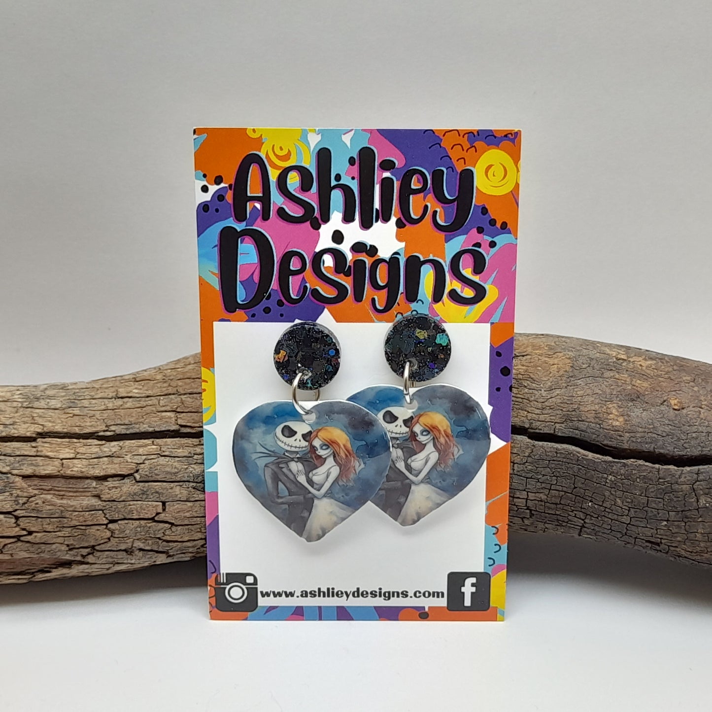 Nightmare Before Christmas Dangle Earrings