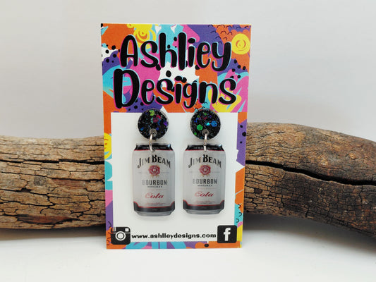 Jim Beam Dangle Earrings