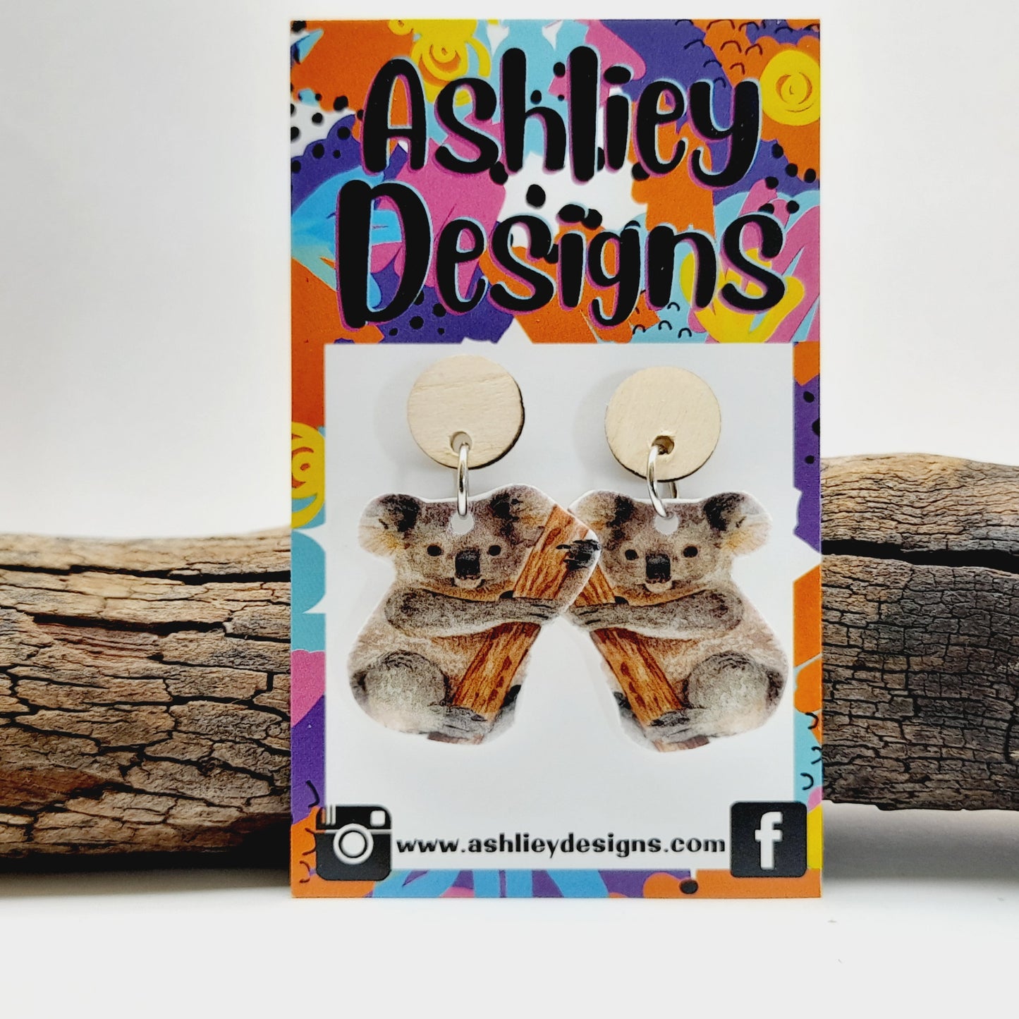 Koala Dangle Earrings