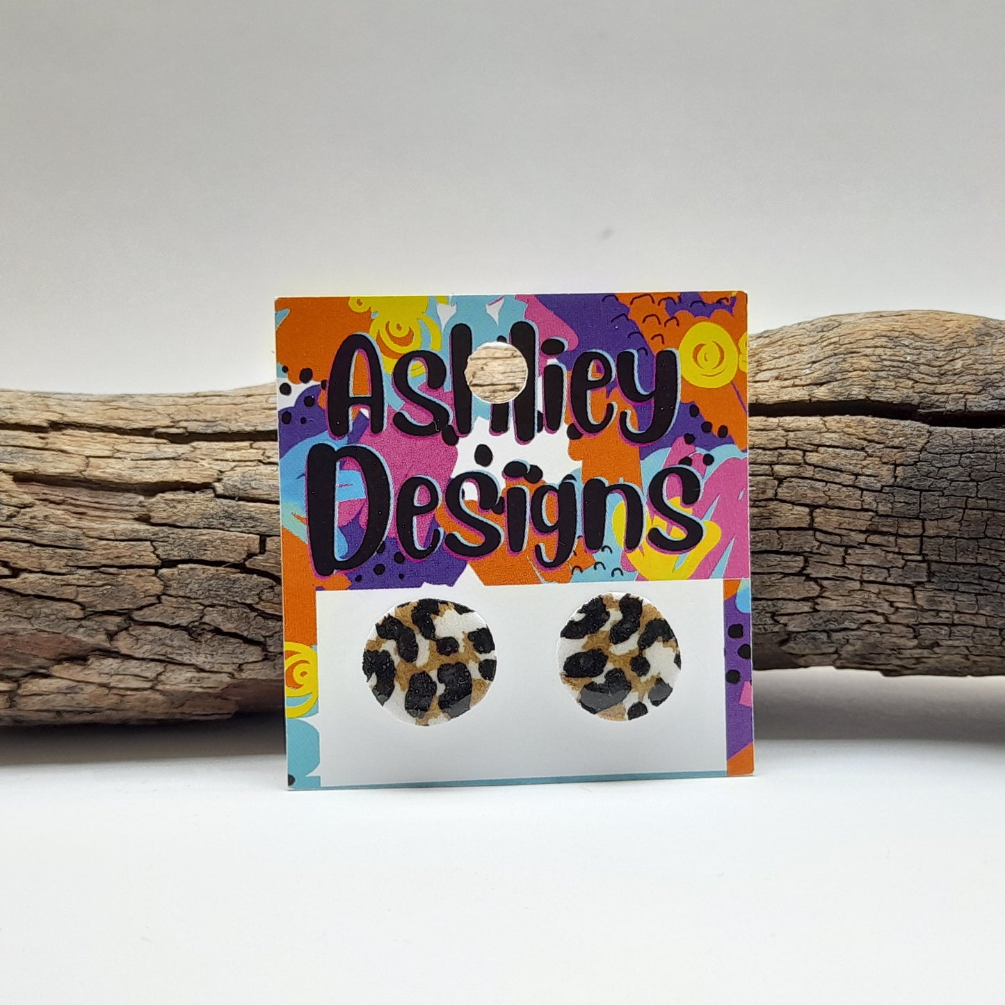 Leopard Studs