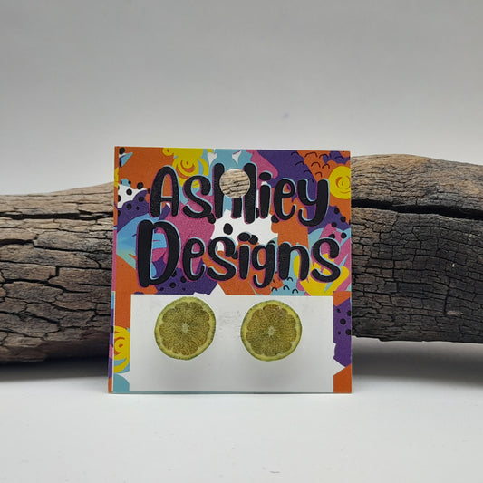 Lime Slice Studs