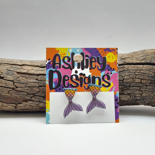 Mermaid Tail Studs