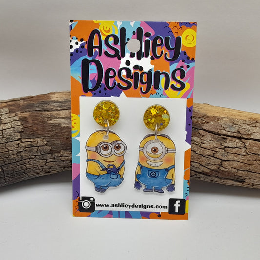 Minions Dangle Earrings