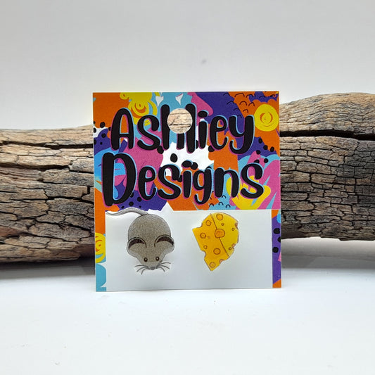 Mouse/Cheese Studs