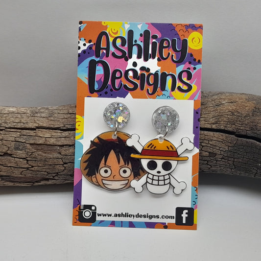 One Piece Dangle Earrings