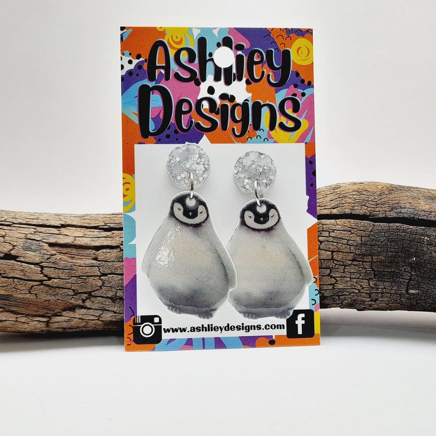 Penguin Dangle Earrings