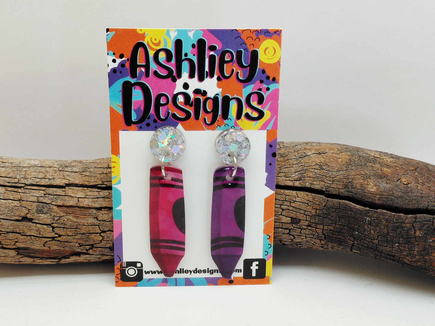Crayon Dangle Earrings